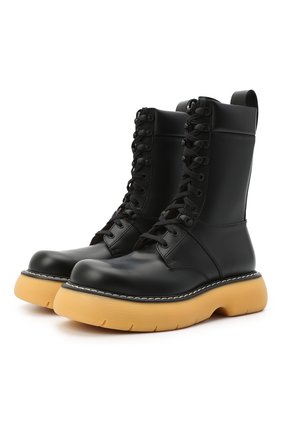 Мужские кожаные ботинки bounce BOTTEGA VENETA черного цвета по цене 85250 руб., арт. 651260/V00H0 | Фото 1 Мужские кожаные ботинки bounce BOTTEGA VENETA черного цвета, арт. 651260/V00H0 | Фото 1 (Каблук высота: Высокий; Материал внутренний: Натуральная кожа; Мужское Кросс-КТ: Ботинки-обувь; Подошва: Массивная; Материал внешний: Кожа)