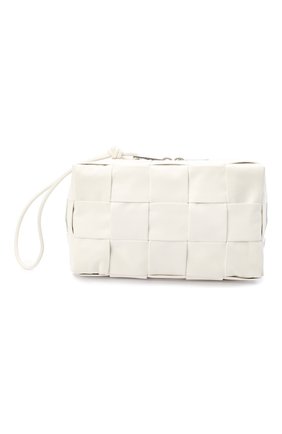 Мужской кожаный несессер BOTTEGA VENETA белого цвета по цене 99500 руб., арт. 649993/VCQ72 | Фото 1 Мужской кожаный несессер BOTTEGA VENETA белого цвета, арт. 649993/VCQ72 | Фото 1