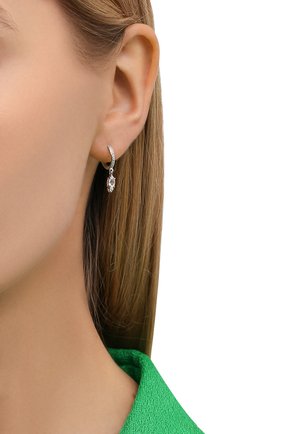 Женские серьги с белым топазом MOONKA STUDIO серебряного цвета по цене 8800 руб., арт. ec-erp-tpz | Фото 2 Женские серьги с белым топазом MOONKA STUDIO серебряного цвета, арт. ec-erp-tpz | Фото 2