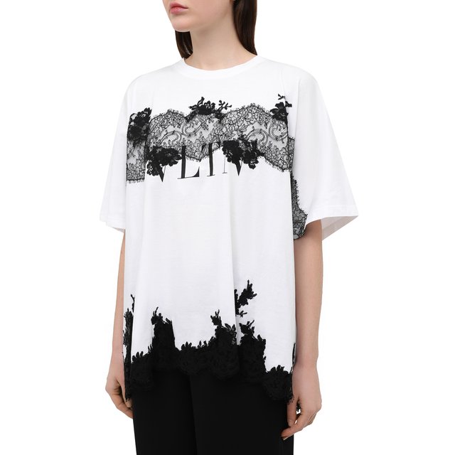 фото Хлопковая футболка valentino