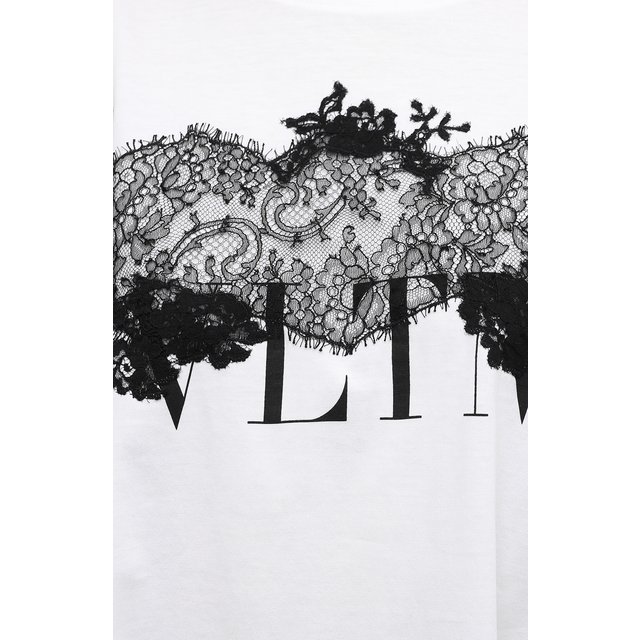 фото Хлопковая футболка valentino