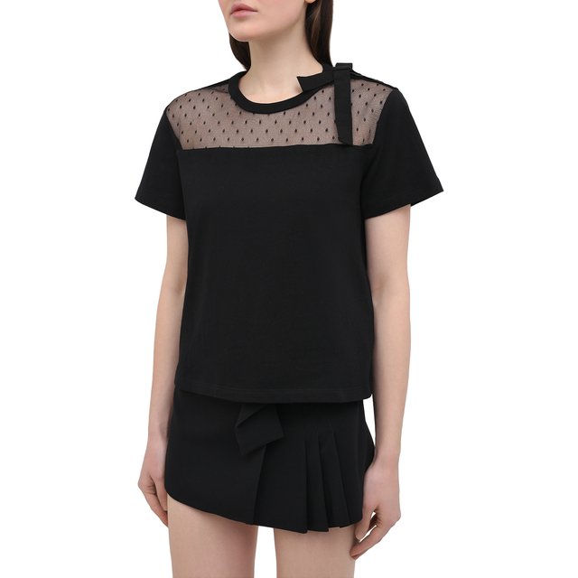 фото Хлопковая футболка redvalentino