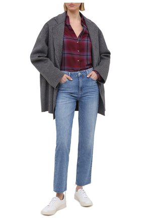 Женские джинсы PAIGE голубого цвета по цене 27100 руб., арт. 6689B61-3147 | Фото 2 Женские джинсы PAIGE голубого цвета, арт. 6689B61-3147 | Фото 2