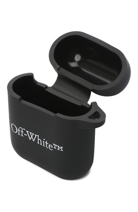 Чехол для airpods OFF-WHITE черного цвета по цене 0 руб., арт. 0WZG036R21PLA002 | Фото 3 Чехол для airpods OFF-WHITE черного цвета, арт. 0WZG036R21PLA002 | Фото 3