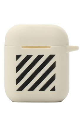 Чехол для airpods OFF-WHITE белого цвета по цене 5700 руб., арт. 0WZG036R21PLA001 | Фото 1 Чехол для airpods OFF-WHITE белого цвета, арт. 0WZG036R21PLA001 | Фото 1