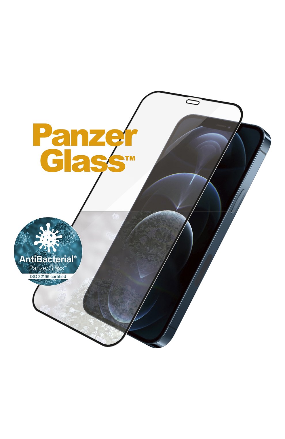 Защитное стекло для iphone 12 pro max PANZERGLASS прозрачного цвета, арт. 2712 | Фото 1 (Региональные ограничения белый список (Axapta Mercury): RU)