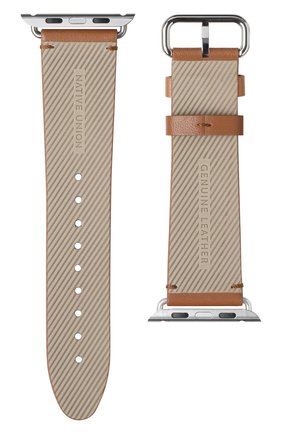 Ремешок для apple watch 44mm NATIVE UNION коричневого цвета по цене 11190 руб., арт. STRAP-AW-L-BRN | Фото 3 Ремешок для apple watch 44mm NATIVE UNION коричневого цвета, арт. STRAP-AW-L-BRN | Фото 3 (Региональные ограничения белый список (Axapta Mercury): RU)