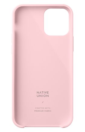 Чехол clic canvas для iphone 12 mini NATIVE UNION розового цвета, арт. CCAV-ROS-NP20S | Фото 2 (Региональные ограничения белый список (Axapta Mercury): RU; Материал: Пластик)