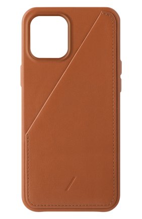 Чехол clic card для iphone 12 pro max NATIVE UNION коричневого цвета по цене 5990 руб., арт. CCARD-TAN-NP20L | Фото 1 Чехол clic card для iphone 12 pro max NATIVE UNION коричневого цвета, арт. CCARD-TAN-NP20L | Фото 1