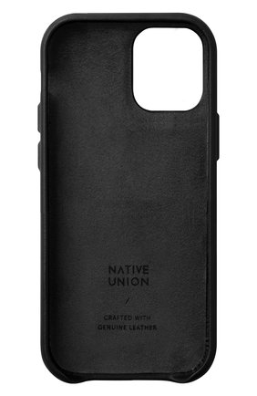Чехол clic classic для iphone 12 mini NATIVE UNION черного цвета, арт. CCLAS-BLK-NP20S | Фото 2 (Региональные ограничения белый список (Axapta Mercury): RU; Материал: Пластик)