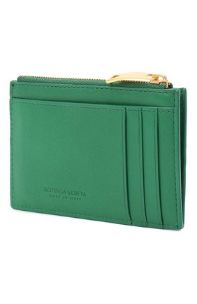 Женский кожаный футляр для кредитных карт BOTTEGA VENETA зеленого цвета по цене 32400 руб., арт. 651393/VCQC4 | Фото 2 Женский кожаный футляр для кредитных карт BOTTEGA VENETA зеленого цвета, арт. 651393/VCQC4 | Фото 2
