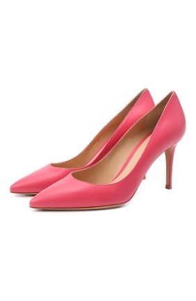 Женские кожаные туфли gianvito 85 GIANVITO ROSSI розового цвета по цене 53900 руб., арт. G24580.85RIC.VITRUR0 | Фото 1 Женские кожаные туфли gianvito 85 GIANVITO ROSSI розового цвета, арт. G24580.85RIC.VITRUR0 | Фото 1