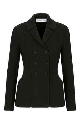 Женский шерстяной жакет bar DIOR черного цвета по цене 285000 руб., арт. 054V03BM203X9000 | Фото 1 Женский шерстяной жакет bar DIOR черного цвета, арт. 054V03BM203X9000 | Фото 1