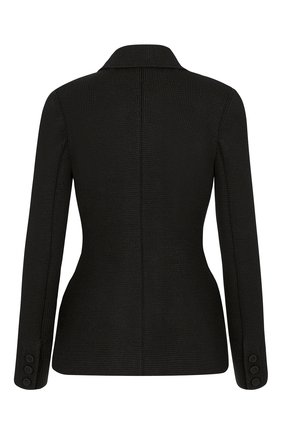 Женский шерстяной жакет bar DIOR черного цвета по цене 285000 руб., арт. 054V03BM203X9000 | Фото 2 Женский шерстяной жакет bar DIOR черного цвета, арт. 054V03BM203X9000 | Фото 2