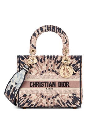Женская сумка lady d-lite DIOR разноцветного цвета по цене 390000 руб., арт. M0565OJAIM884 | Фото 1 Женская сумка lady d-lite DIOR разноцветного цвета, арт. M0565OJAIM884 | Фото 1