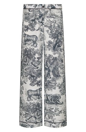 Женские пижамные брюки DIOR темно-синего цвета по цене 125000 руб., арт. 111P38A6805X0861 | Фото 1 Женские пижамные брюки DIOR темно-синего цвета, арт. 111P38A6805X0861 | Фото 1