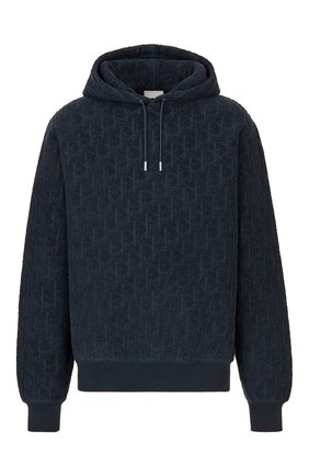 Мужской хлопковое худи DIOR темно-синего цвета по цене 145000 руб., арт. 113J631A0684C540 | Фото 1 Мужской хлопковое худи DIOR темно-синего цвета, арт. 113J631A0684C540 | Фото 1 (Материал внешний: Хлопок; Принт: С принтом; Мужское Кросс-КТ: Худи-одежда; Стили: Кэжуэл)