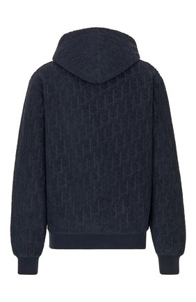 Мужской хлопковое худи DIOR темно-синего цвета по цене 145000 руб., арт. 113J631A0684C540 | Фото 2 Мужской хлопковое худи DIOR темно-синего цвета, арт. 113J631A0684C540 | Фото 2 (Материал внешний: Хлопок; Принт: С принтом; Мужское Кросс-КТ: Худи-одежда; Стили: Кэжуэл)