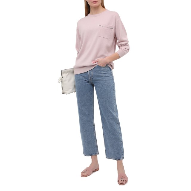 фото Замшевые шлепанцы summer charms loro piana