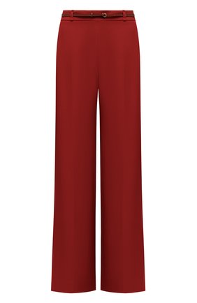 Женские брюки из вискозы CHLOÉ красного цвета по цене 125000 руб., арт. CHC21SPA81036 | Фото 1 Женские брюки из вискозы CHLOÉ красного цвета, арт. CHC21SPA81036 | Фото 1
