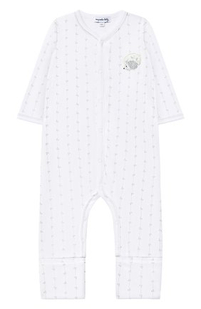 Детский хлопковый комбинезон MAGNOLIA BABY серого цвета по цене 5350 руб., арт. 861-805-SV | Фото 1 Детский хлопковый комбинезон MAGNOLIA BABY серого цвета, арт. 861-805-SV | Фото 1