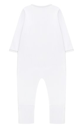 Детский хлопковый комбинезон MAGNOLIA BABY серого цвета по цене 5350 руб., арт. 788-805-SV | Фото 2 Детский хлопковый комбинезон MAGNOLIA BABY серого цвета, арт. 788-805-SV | Фото 2