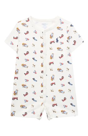 Детское хлопковый песочник RALPH LAUREN белого цвета по цене 4410 руб., арт. 320804396 | Фото 1 Детское хлопковый песочник RALPH LAUREN белого цвета, арт. 320804396 | Фото 1