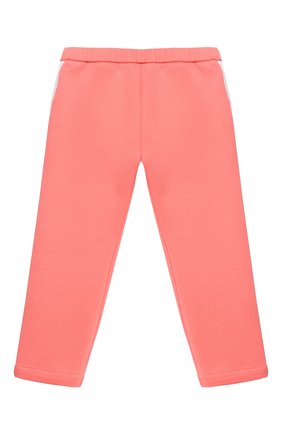 Детские хлопковые брюки EMPORIO ARMANI кораллового цвета по цене 7995 руб., арт. 3KEP07/1JHSZ | Фото 1 Детские хлопковые брюки EMPORIO ARMANI кораллового цвета, арт. 3KEP07/1JHSZ | Фото 1
