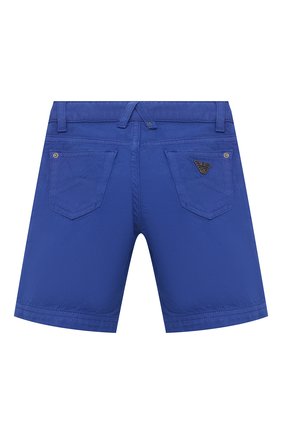 Детские джинсовые шорты EMPORIO ARMANI синего цвета по цене 15850 руб., арт. 3K4SJ4/3N4FZ | Фото 2 Детские джинсовые шорты EMPORIO ARMANI синего цвета, арт. 3K4SJ4/3N4FZ | Фото 2 (Материал внешний: Лиоцелл, Хлопок, Растительное волокно; Кросс-КТ: Деним; Региональные ограничения белый список (Axapta Mercury): RU; Ростовка одежда: 10 - 11 лет | 140 - 146см, 13 - 15 лет | 158 см, 16 лет | 164 см, 4 года | 104 см, 5 лет | 110 см, 6 лет | 116 см, 7 лет | 122 см, 8 лет | 128 см, 9 лет | 134 см)