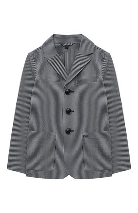 Детский хлопковый пиджак EMPORIO ARMANI синего цвета по цене 32600 руб., арт. 3K4GJ7/4N5FZ | Фото 1 Детский хлопковый пиджак EMPORIO ARMANI синего цвета, арт. 3K4GJ7/4N5FZ | Фото 1 (Рукава: Длинные; Кросс-КТ: пиджак; Материал внешний: Хлопок; Региональные ограничения белый список (Axapta Mercury): RU; Ростовка одежда: 10 - 11 лет | 140 - 146см, 13 - 15 лет | 158 см, 16 лет | 164 см, 4 года | 104 см, 5 лет | 110 см, 6 лет | 116 см, 7 лет | 122 см, 8 лет | 128 см, 9 лет | 134 см)