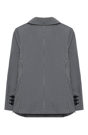 Детский хлопковый пиджак EMPORIO ARMANI синего цвета по цене 32600 руб., арт. 3K4GJ7/4N5FZ | Фото 2 Детский хлопковый пиджак EMPORIO ARMANI синего цвета, арт. 3K4GJ7/4N5FZ | Фото 2 (Рукава: Длинные; Кросс-КТ: пиджак; Материал внешний: Хлопок; Региональные ограничения белый список (Axapta Mercury): RU; Ростовка одежда: 10 - 11 лет | 140 - 146см, 13 - 15 лет | 158 см, 16 лет | 164 см, 4 года | 104 см, 5 лет | 110 см, 6 лет | 116 см, 7 лет | 122 см, 8 лет | 128 см, 9 лет | 134 см)
