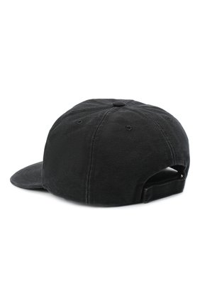 Мужской хлопковая бейсболка OFF-WHITE черного цвета по цене 17250 руб., арт. 0MLB022R21FAB006 | Фото 2 Мужской хлопковая бейсболка OFF-WHITE черного цвета, арт. 0MLB022R21FAB006 | Фото 2