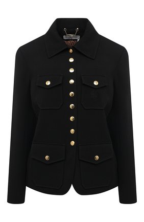 Женский жакет из вискозы CHLOÉ черного цвета по цене 188000 руб., арт. CHC21SVE16036 | Фото 1 Женский жакет из вискозы CHLOÉ черного цвета, арт. CHC21SVE16036 | Фото 1