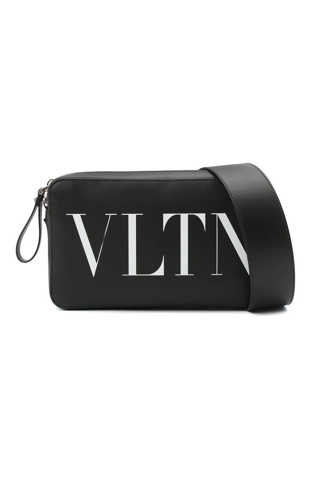 Мужская кожаная сумка vltn VALENTINO черного цвета по цене 69950 руб., арт. VY2B0704/WJW | Фото 5 Мужская кожаная сумка vltn VALENTINO черного цвета, арт. VY2B0704/WJW | Фото 5 (Материал: Натуральная кожа; Ремень/цепочка: На ремешке)