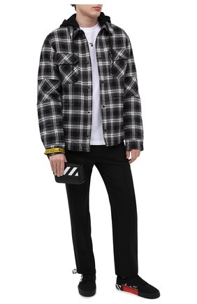 Мужская кожаная борсетка OFF-WHITE черного цвета по цене 33700 руб., арт. 0MNM004R21LEA001 | Фото 2 Мужская кожаная борсетка OFF-WHITE черного цвета, арт. 0MNM004R21LEA001 | Фото 2 (Материал: Натуральная кожа)