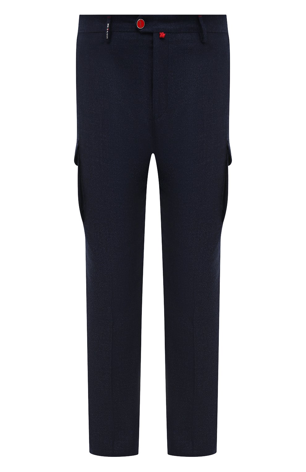 Мужские шерстяные брюки-карго KITON синего цвета, арт. UFPPCAK01T52/44-52 | Фото 1 (Силуэт М (брюки): Карго; Big sizes: Big Sizes; Материал внешний: Шерсть; Длина (брюки, джинсы): Стандартные; Случай: Повседневный; Региональные ограничения белый список (Axapta Mercury): RU; Стили: Кэжуэл)