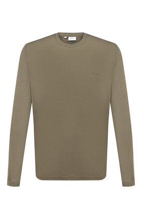 Мужская хлопковый лонгслив BRIONI хаки цвета по цене 38800 руб., арт. UJFN0L/PZ600 | Фото 1 Мужская хлопковый лонгслив BRIONI хаки цвета, арт. UJFN0L/PZ600 | Фото 1 (Принт: Без принта; Длина (для топов): Стандартные; Материал внешний: Хлопок; Стили: Кэжуэл; Рукава: Длинные; Региональные ограничения белый список (Axapta Mercury): RU)