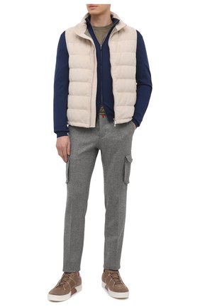 Мужская хлопковый лонгслив BRIONI хаки цвета по цене 38800 руб., арт. UJFN0L/PZ600 | Фото 2 Мужская хлопковый лонгслив BRIONI хаки цвета, арт. UJFN0L/PZ600 | Фото 2 (Принт: Без принта; Длина (для топов): Стандартные; Материал внешний: Хлопок; Стили: Кэжуэл; Рукава: Длинные; Региональные ограничения белый список (Axapta Mercury): RU)