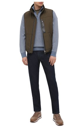 Мужская хлопковая футболка BRIONI хаки цвета по цене 29950 руб., арт. UJCA0L/PZ600 | Фото 2 Мужская хлопковая футболка BRIONI хаки цвета, арт. UJCA0L/PZ600 | Фото 2 (Длина (для топов): Стандартные; Материал внешний: Хлопок; Принт: Без принта; Рукава: Короткие; Стили: Кэжуэл; Региональные ограничения белый список (Axapta Mercury): RU)