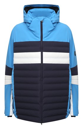 Мужская утепленная куртка BOGNER синего цвета, арт. 31224815 | Фото 1 (Кросс-КТ: Куртка, другое; Рукава: Длинные; Длина (верхняя одежда): До середины бедра; Материал внешний: Синтетический материал; Стили: Спорт-шик; Мужское Кросс-КТ: утепленные куртки)