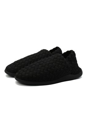 Мужские текстильные слиперы BOTTEGA VENETA черного цвета по цене 64600 руб., арт. 651271/V0GV0 | Фото 1 Мужские текстильные слиперы BOTTEGA VENETA черного цвета, арт. 651271/V0GV0 | Фото 1
