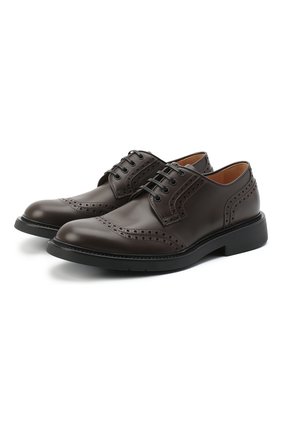Мужские кожаные дерби BOTTEGA VENETA коричневого цвета по цене 62650 руб., арт. 651308/V00H0 | Фото 1 Мужские кожаные дерби BOTTEGA VENETA коричневого цвета, арт. 651308/V00H0 | Фото 1