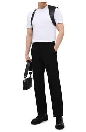 Мужской кожаный ремень ALEXANDER MCQUEEN черного цвета по цене 107500 руб., арт. 651918/Q5FCI | Фото 2 Мужской кожаный ремень ALEXANDER MCQUEEN черного цвета, арт. 651918/Q5FCI | Фото 2 (Случай: Повседневный)