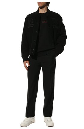 Мужской хлопковый свитшот ALEXANDER MCQUEEN черного цвета по цене 46900 руб., арт. 642663/QQX75 | Фото 2 Мужской хлопковый свитшот ALEXANDER MCQUEEN черного цвета, арт. 642663/QQX75 | Фото 2