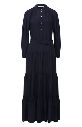 Женское платье CHLOÉ темно-синего цвета по цене 231000 руб., арт. CHC21SR002032 | Фото 1 Женское платье CHLOÉ темно-синего цвета, арт. CHC21SR002032 | Фото 1
