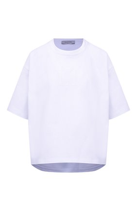 Женская хлопковая футболка VALENTINO белого цвета по цене 39950 руб., арт. VB3MG11A66B | Фото 1 Женская хлопковая футболка VALENTINO белого цвета, арт. VB3MG11A66B | Фото 1