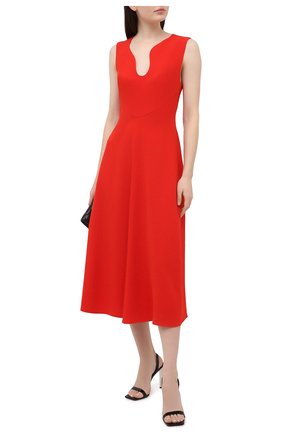 Женское платье VICTORIA BECKHAM красного цвета по цене 143500 руб., арт. 1121WDR002329A | Фото 2 Женское платье VICTORIA BECKHAM красного цвета, арт. 1121WDR002329A | Фото 2