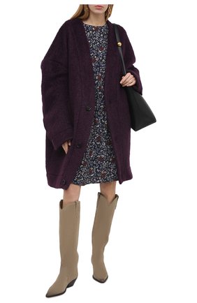 Женские замшевые сапоги denvee ISABEL MARANT хаки цвета по цене 54500 руб., арт. DENVEE/BT0072-00M015S | Фото 2 Женские замшевые сапоги denvee ISABEL MARANT хаки цвета, арт. DENVEE/BT0072-00M015S | Фото 2