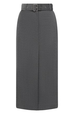 Женская юбка HELMUT LANG светло-серого цвета по цене 47900 руб., арт. K06HW303 | Фото 1 Женская юбка HELMUT LANG светло-серого цвета, арт. K06HW303 | Фото 1