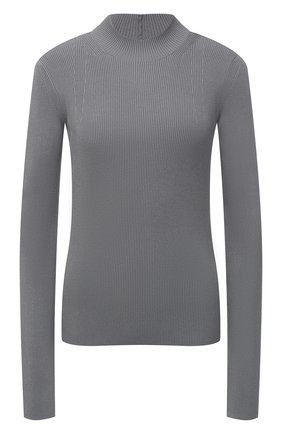 Женский пуловер из вискозы HELMUT LANG светло-серого цвета по цене 39350 руб., арт. K06HW715 | Фото 1 Женский пуловер из вискозы HELMUT LANG светло-серого цвета, арт. K06HW715 | Фото 1